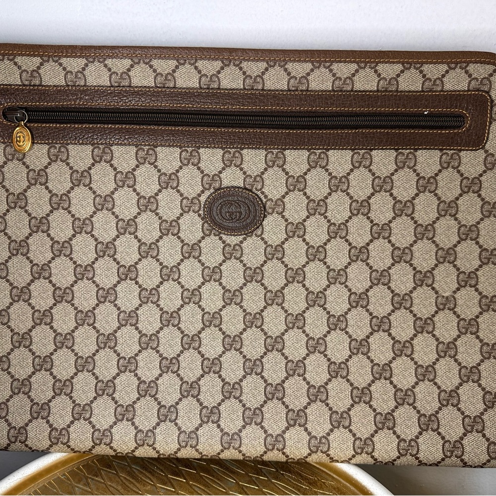 This Gucci sleeve laptop bag is a bold statement